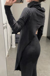 Marc le bihan long net eye skirt 2752 black